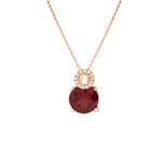 Stacked Diamond and Garnet Solitaire Pendant Necklace Necklaces Estella Collection #product_description# 14k Birthstone Diamond #tag4# #tag5# #tag6# #tag7# #tag8# #tag9# #tag10#
