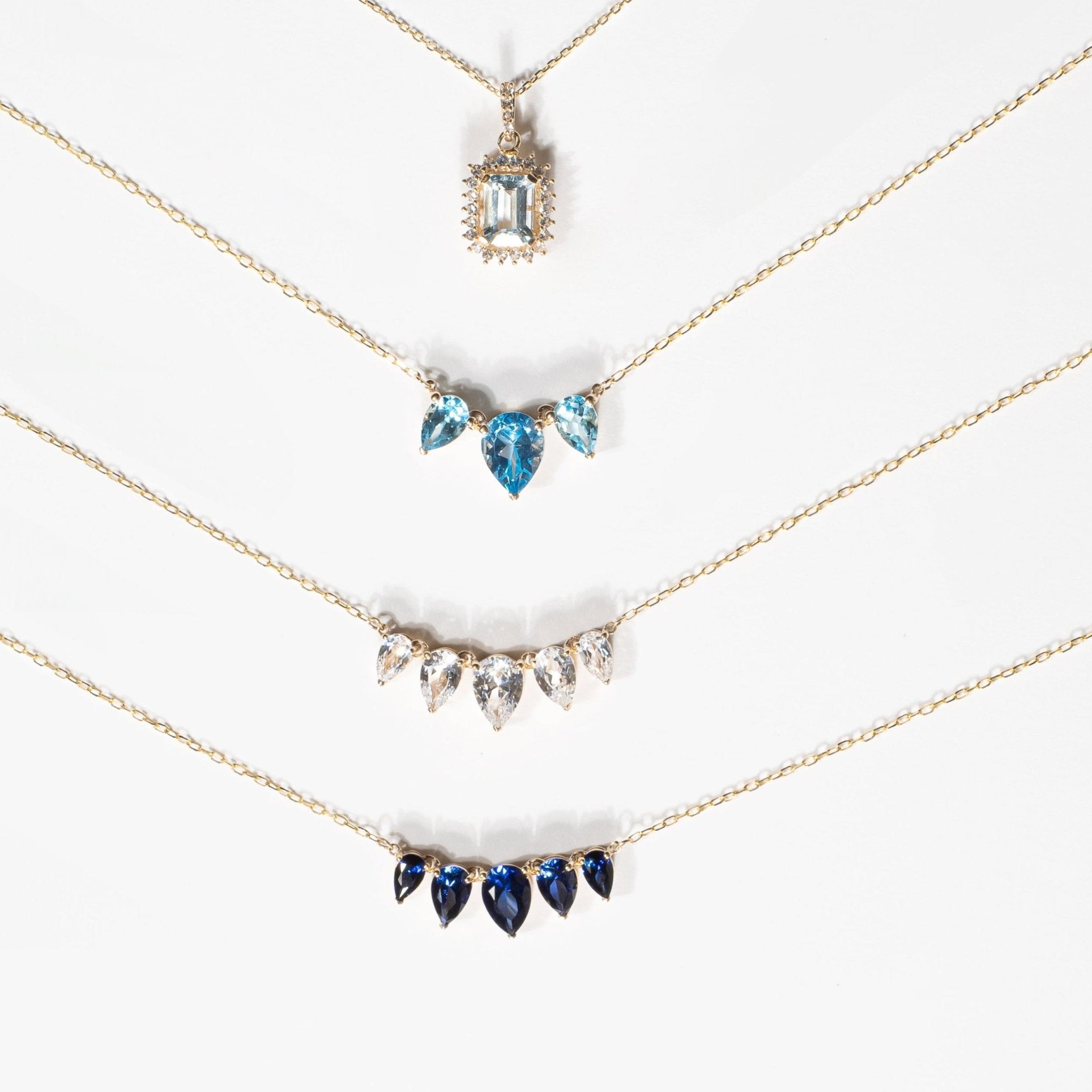 Teardrop Shaped Blue Sapphire Necklace Necklaces Estella Collection #product_description# 32712 10k blue Blue Gemstone #tag4# #tag5# #tag6# #tag7# #tag8# #tag9# #tag10#