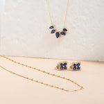 Teardrop Shaped Blue Sapphire Necklace Necklaces Estella Collection #product_description# 32712 10k blue Blue Gemstone #tag4# #tag5# #tag6# #tag7# #tag8# #tag9# #tag10#