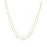 Beaded And Cuban Double Layer Chain Necklace Necklaces Estella Collection #product_description# 14k Layering Necklace Ready to Ship #tag4# #tag5# #tag6# #tag7# #tag8# #tag9# #tag10#