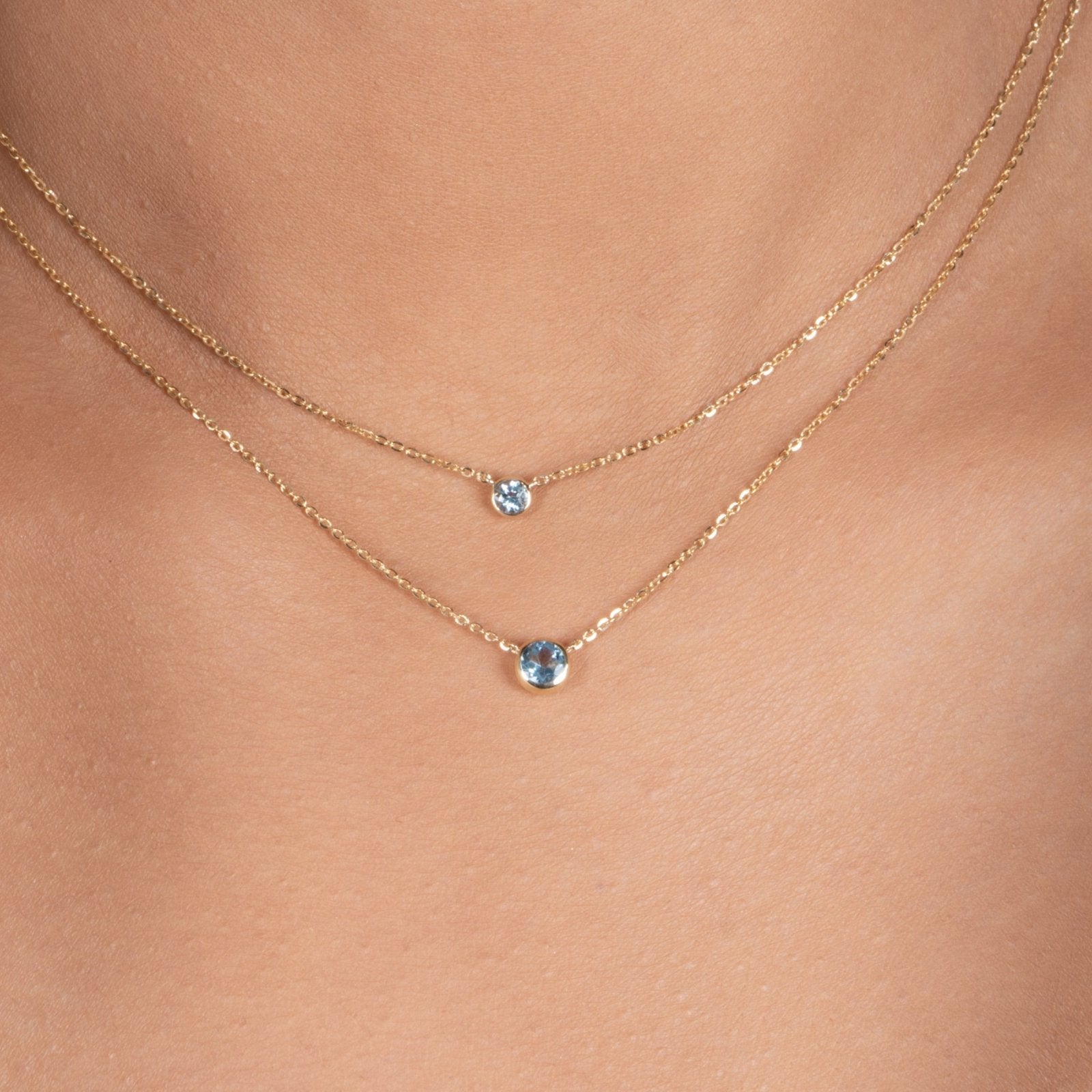 Blue Topaz Station Necklace Bezel Set in 14k Gold Necklaces Estella Collection #product_description# 18423 14k Birthstone Blue Gemstone #tag4# #tag5# #tag6# #tag7# #tag8# #tag9# #tag10# 3MM