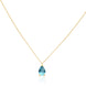 Blue Topaz Teardrop Pendant Necklace Necklaces Estella Collection #product_description# 17764 14k Birthstone Blue Gemstone #tag4# #tag5# #tag6# #tag7# #tag8# #tag9# #tag10#