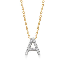 Classic Diamond Initial Charm Necklace Necklaces Estella Collection #product_description# 17998 14k Diamond Gemstone #tag4# #tag5# #tag6# #tag7# #tag8# #tag9# #tag10# A 14k Yellow Gold