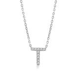 Classic Diamond Initial Charm Necklace Necklaces Estella Collection #product_description# 18032 14k Diamond Gemstone #tag4# #tag5# #tag6# #tag7# #tag8# #tag9# #tag10# T 14k White Gold