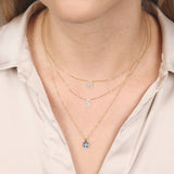 Cushion Cut Blue Topaz Pendant Necklace Necklaces Estella Collection #product_description# 14k Birthstone Blue Gemstone #tag4# #tag5# #tag6# #tag7# #tag8# #tag9# #tag10#