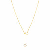 Diamond Clover Lariat Bolo Necklace Necklaces Estella Collection #product_description# 17186 14k Birthstone Birthstone Jewelry #tag4# #tag5# #tag6# #tag7# #tag8# #tag9# #tag10#