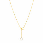 Diamond Clover Lariat Bolo Necklace Necklaces Estella Collection #product_description# 17186 14k Birthstone Birthstone Jewelry #tag4# #tag5# #tag6# #tag7# #tag8# #tag9# #tag10#