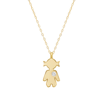 Diamond Girl Mama Charm Necklace Necklaces Estella Collection #product_description# 14k April Birthstone Birthstone #tag4# #tag5# #tag6# #tag7# #tag8# #tag9# #tag10#