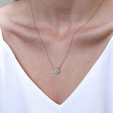 Emerald and Diamond Pavé Flower Pendant Necklace Necklaces Estella Collection #product_description# 14k Birthstone Diamond #tag4# #tag5# #tag6# #tag7# #tag8# #tag9# #tag10#