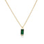 Emerald Baguette Necklace Necklaces Estella Collection #product_description# 14k Birthstone Emerald #tag4# #tag5# #tag6# #tag7# #tag8# #tag9# #tag10#