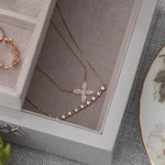 Four Petal Diamond PavÃ© Flower Necklace Necklaces Estella Collection #product_description# 17716 14k Diamond Flower Jewelry #tag4# #tag5# #tag6# #tag7# #tag8# #tag9# #tag10#