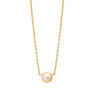 Freshwater Pearl Station Necklace Bezel Set in 14k Gold Necklaces Estella Collection #product_description# 18411 14k Birthstone Gemstone #tag4# #tag5# #tag6# #tag7# #tag8# #tag9# #tag10# 3MM