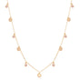 Gold Disc and Pink Tourmaline Drop Station Necklace Bezel Necklaces Estella Collection #product_description# 14k Birthstone Gemstone #tag4# #tag5# #tag6# #tag7# #tag8# #tag9# #tag10#