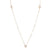 Mother of Pearl and Diamond Cutout Station Necklace Necklaces Estella Collection 17226 14k Birthstone Diamond #tag4# #tag5# #tag6# #tag7# #tag8# #tag9# #tag10# 14K Rose Gold