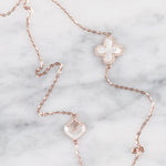 Mother of Pearl Clover with Diamonds Station Necklace Necklaces Estella Collection #product_description# 17228 14k Birthstone Diamond #tag4# #tag5# #tag6# #tag7# #tag8# #tag9# #tag10#