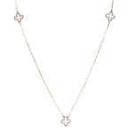 Mother of Pearl Clover with Diamonds Station Necklace Necklaces Estella Collection #product_description# 17228 14k Birthstone Diamond #tag4# #tag5# #tag6# #tag7# #tag8# #tag9# #tag10#