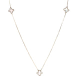 Mother of Pearl Clover with Diamonds Station Necklace Necklaces Estella Collection #product_description# 17228 14k Birthstone Diamond #tag4# #tag5# #tag6# #tag7# #tag8# #tag9# #tag10#