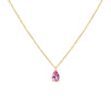 Pear Pink Topaz Gemstone Pendant Necklace in 14K Yellow Gold Necklaces Estella Collection #product_description# 17830 14k Birthstone Gemstone #tag4# #tag5# #tag6# #tag7# #tag8# #tag9# #tag10#