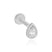 Pear Milgrain Diamond Flat Back Stud Estella Collection #product_description# 18344 14k cartilage earrings Cartilage Stud #tag4# #tag5# #tag6# #tag7# #tag8# #tag9# #tag10# 5 mm