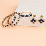 Alternating Blue White Sapphire Half Eternity Ring Rings Estella Collection #product_description# 32766 10k Birthstone blue #tag4# #tag5# #tag6# #tag7# #tag8# #tag9# #tag10#