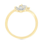 Bezel Set Diamond Double Flower Toi et Moi Ring Rings Estella Collection #product_description# 32758 10k April Birthstone Colorless Gemstone #tag4# #tag5# #tag6# #tag7# #tag8# #tag9# #tag10#