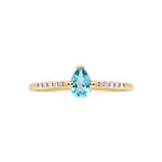 Blue Topaz Pear Set in Cubic Zirconia Studded Band Rings Estella Collection #product_description# 17768 14k Birthstone Gemstone #tag4# #tag5# #tag6# #tag7# #tag8# #tag9# #tag10# 6