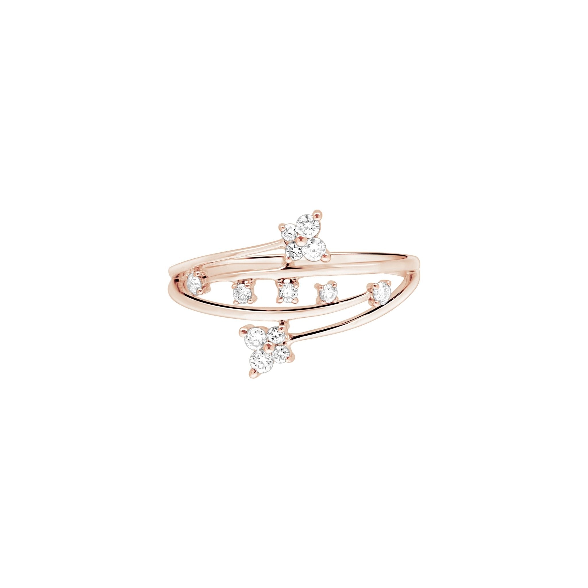Diamond Butterfly Wrap Cocktail Ring Rings Estella Collection #product_description# 17570 14k April Birthstone Birthstone #tag4# #tag5# #tag6# #tag7# #tag8# #tag9# #tag10# 14K Rose Gold 6