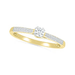 Diamond Center and Double Row Band Rings Estella Collection #product_description# 32764 10k Diamond Made to Order #tag4# #tag5# #tag6# #tag7# #tag8# #tag9# #tag10#
