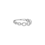 Diamond Chain Link Ring Rings Estella Collection #product_description# 17700 14k Band Colorless Gemstone #tag4# #tag5# #tag6# #tag7# #tag8# #tag9# #tag10# 14K White Gold 6