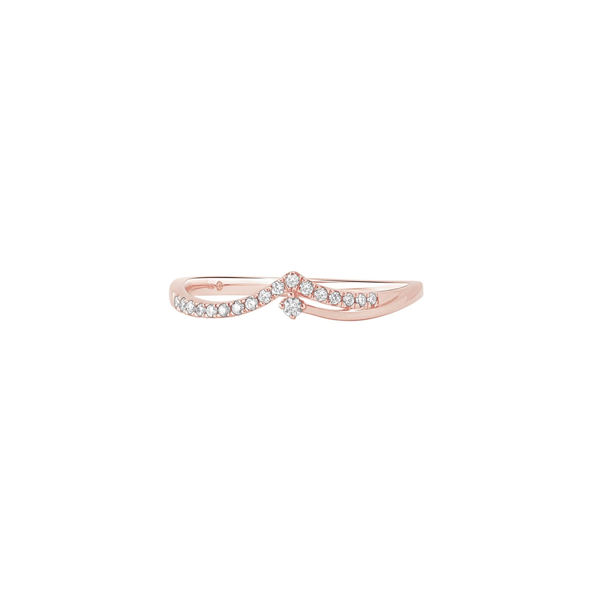 Diamond Chevron Ring Rings Estella Collection #product_description# 17412 14k Colorless Gemstone Diamond #tag4# #tag5# #tag6# #tag7# #tag8# #tag9# #tag10# 14K Rose Gold 6