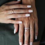 Diamond Pavé Studded Clover Drop Cable Ring Rings Estella Collection #product_description# 17362 14k Diamond Engagement Ring #tag4# #tag5# #tag6# #tag7# #tag8# #tag9# #tag10# 6