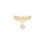 Diamond PavÃ© Studded Clover Drop Cable Ring Rings Estella Collection #product_description# 17363 14k Diamond Engagement Ring #tag4# #tag5# #tag6# #tag7# #tag8# #tag9# #tag10# 6