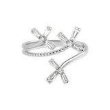 Diamond Three Flower Ring Rings Estella Collection #product_description# 17517 14k Cocktail Ring Diamond #tag4# #tag5# #tag6# #tag7# #tag8# #tag9# #tag10# 6