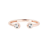 Double Sapphire Open Cuff Ring Rings Estella Collection #product_description# 17751 14k Birthstone Colorless Gemstone #tag4# #tag5# #tag6# #tag7# #tag8# #tag9# #tag10# 14K Rose Gold 6