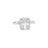 Emerald Cut Diamond Illusion Ring in Solid 18k White Gold Rings Estella Collection #product_description# 17458 14k Diamond Engagement Ring #tag4# #tag5# #tag6# #tag7# #tag8# #tag9# #tag10# 6