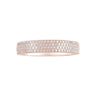 Four Row Diamond PavÃ© Ring Rings Estella Collection #product_description# 17698 14k Diamond Gemstone #tag4# #tag5# #tag6# #tag7# #tag8# #tag9# #tag10# 14K Rose Gold 7