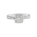 Halo Diamond Engagement Ring With Milgrain Detailed Shank Rings Estella Collection #product_description# 17476 14k Diamond Engagement Ring #tag4# #tag5# #tag6# #tag7# #tag8# #tag9# #tag10# 7