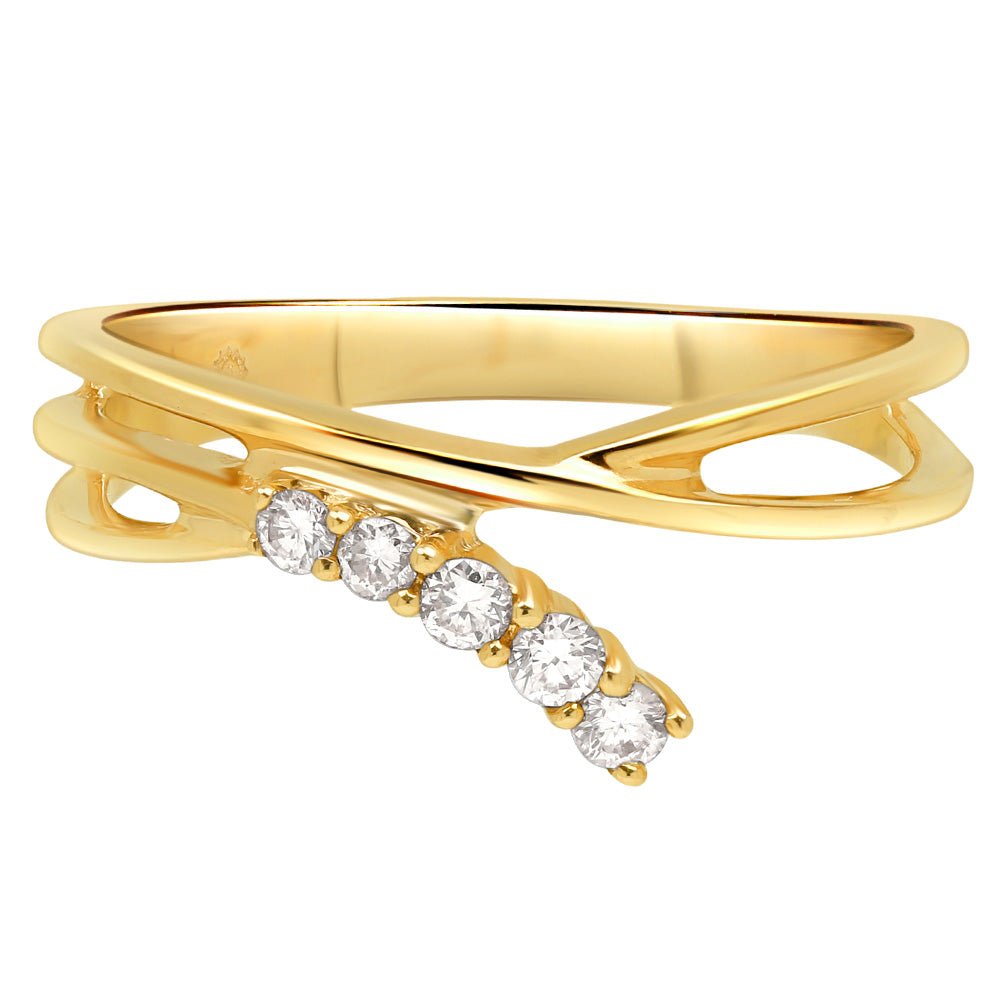 Interlocking Gold and Diamond Criss Cross Band Rings Estella Collection #product_description# 17405 14k Diamond Gemstone #tag4# #tag5# #tag6# #tag7# #tag8# #tag9# #tag10# 6