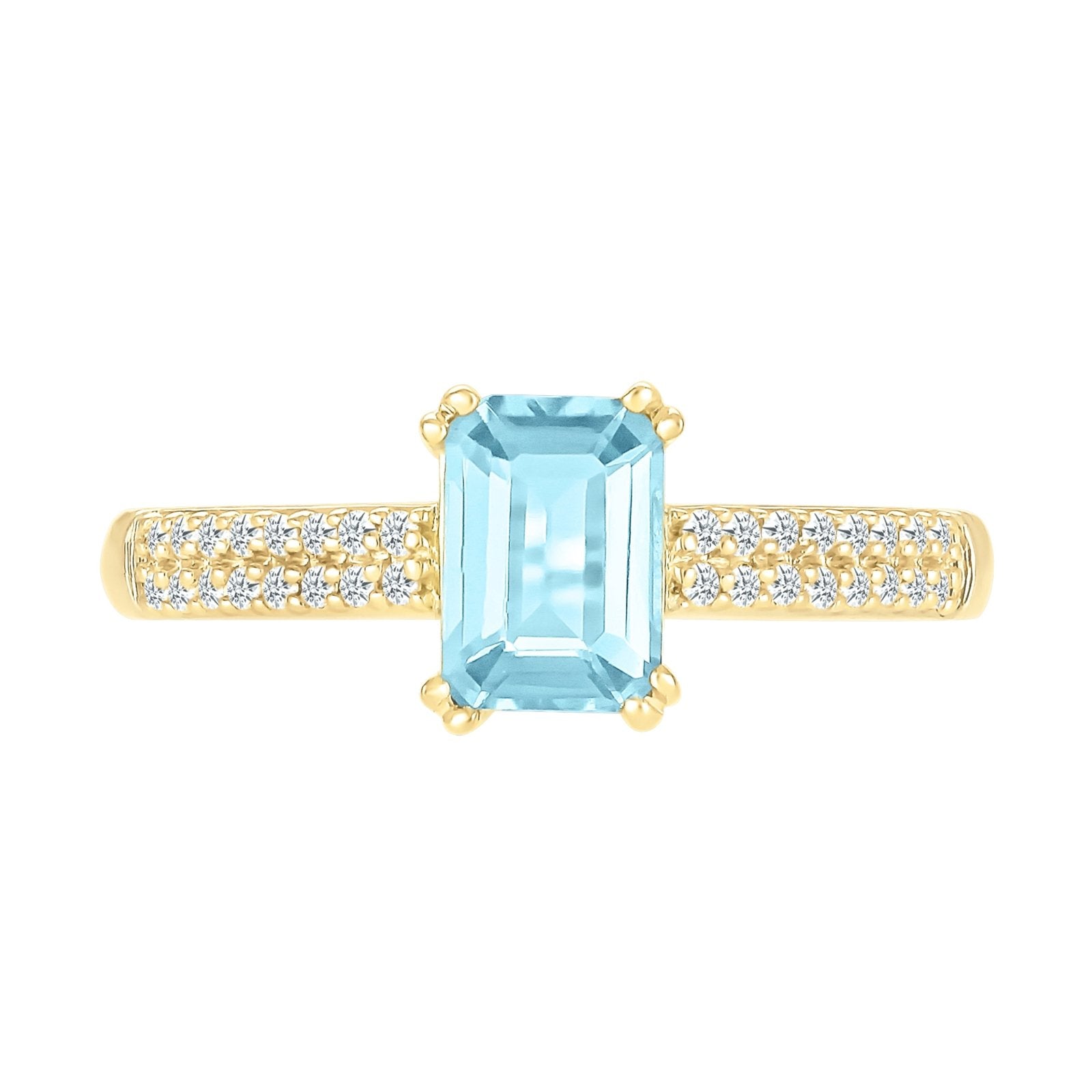 Aquamarine Solitaire Ring on White Sapphire Band Rings Estella Collection #product_description# 32748 Aquamarine Made to Order White Sapphire #tag4# #tag5# #tag6# #tag7# #tag8# #tag9# #tag10#