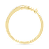 Diamond and Gold Loop Ring Rings Estella Collection 32747 Diamond Yellow Gold #tag4# #tag5# #tag6# #tag7# #tag8# #tag9# #tag10#
