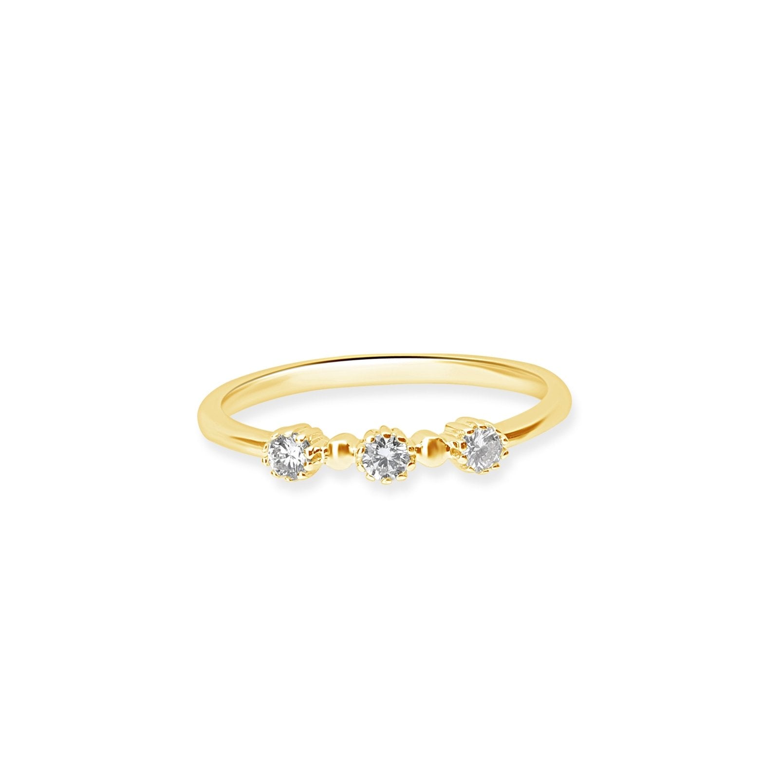 Three Stone Diamond Ring Rings Estella Collection #product_description# 17575 14k Diamond Gemstone #tag4# #tag5# #tag6# #tag7# #tag8# #tag9# #tag10#